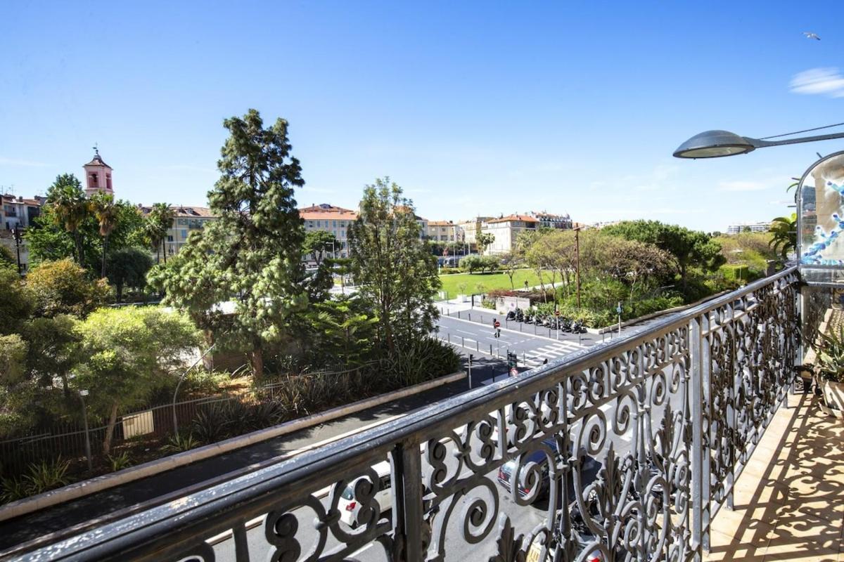 Balcon Vue Coulee Verte. Luxe Plein Coeur De 니스 외부 사진